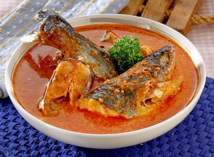 Makanan Ikan Gulai Hidangan Khas Dari Indonesia