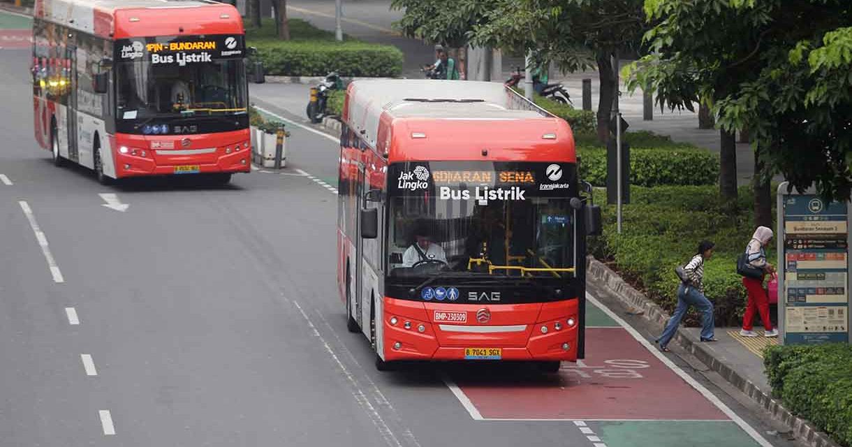 Pramono Targetkan TransJakarta Punya 10.000 Bus Listrik pada 2029