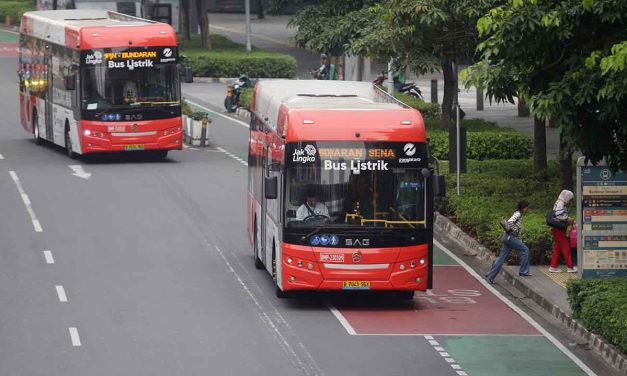Pramono Targetkan TransJakarta Punya 10.000 Bus Listrik pada 2029