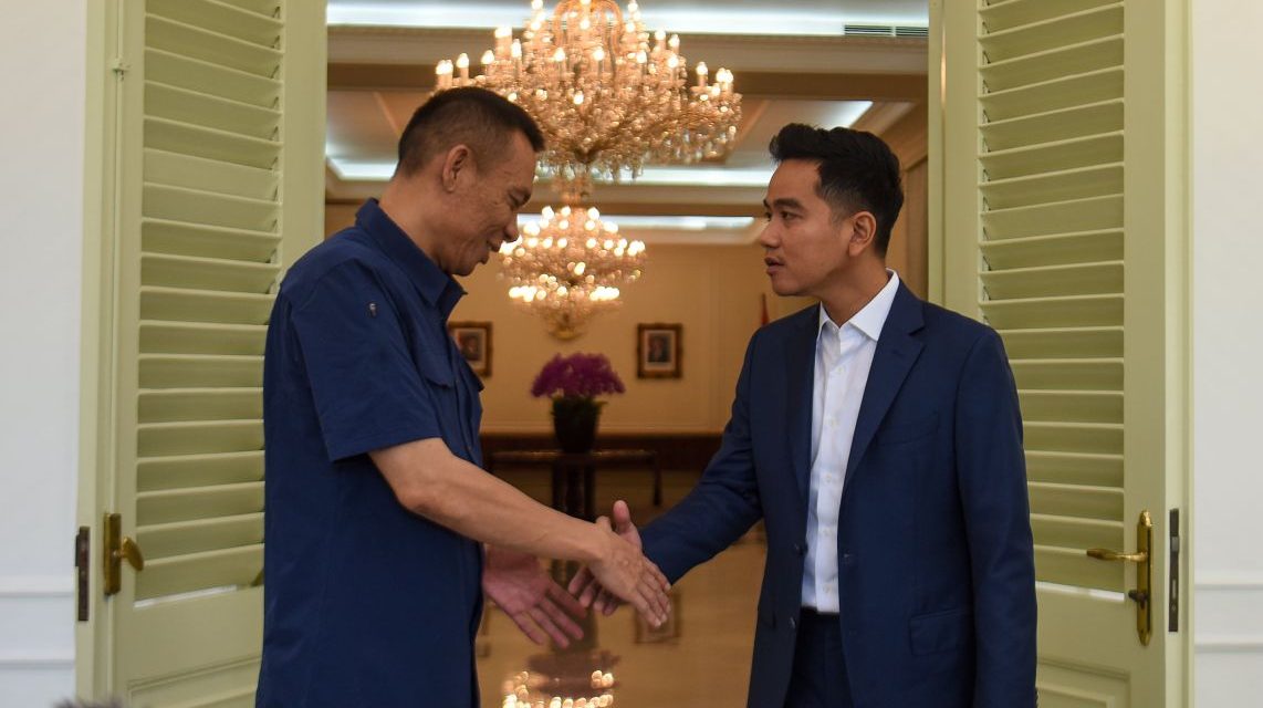 Rismon Sianipar Temui Gibran di Istana Wakil Presiden