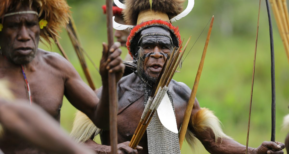 Suku Dani Mendiami Wilayah Dataran Tinggi Papua, Indonesia