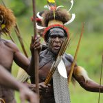 Suku Dani Mendiami Wilayah Dataran Tinggi Papua, Indonesia